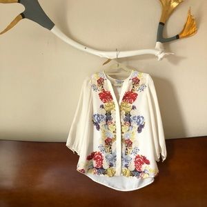 H&M floral blouse / size 10